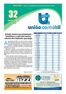 Portifólio Jornais - Jornal União Contábil - Edição Janeiro/Fevereiro - KR Comunicação Integrada